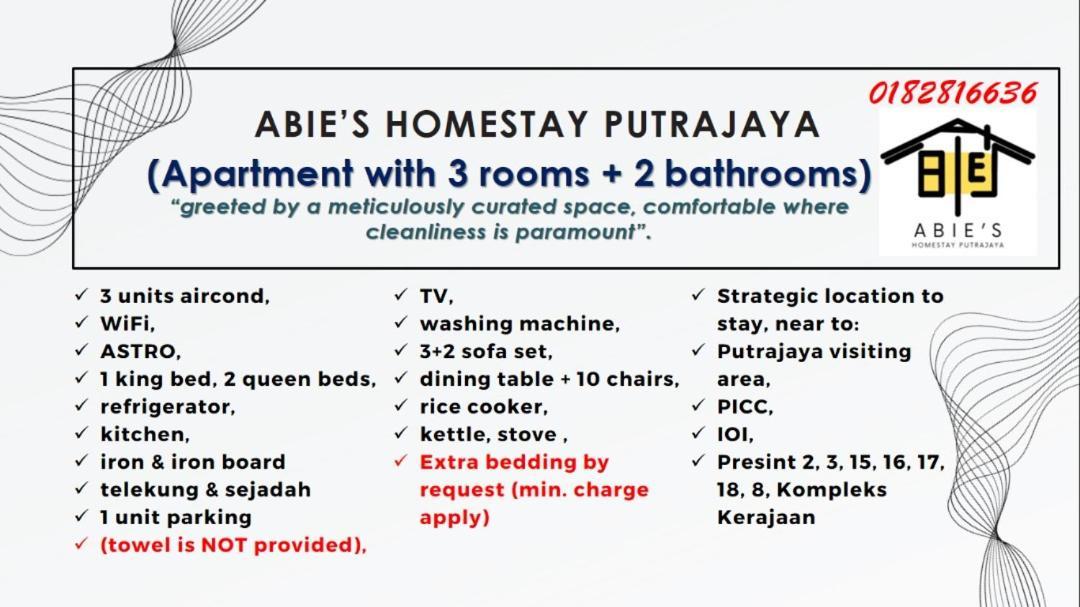 Abie'S Homestay 普特拉贾亚 外观 照片